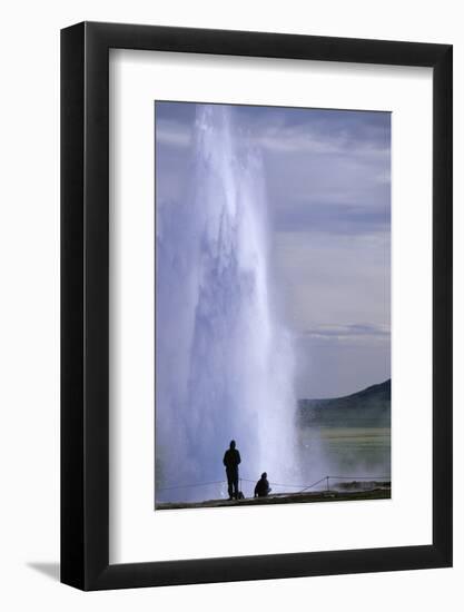 Strokkur Geysir Erupting-Paul Souders-Framed Photographic Print