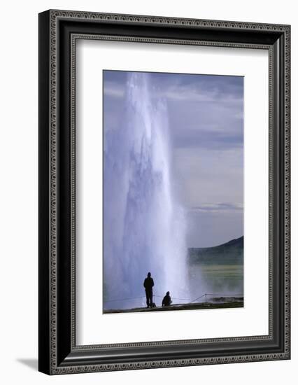 Strokkur Geysir Erupting-Paul Souders-Framed Photographic Print