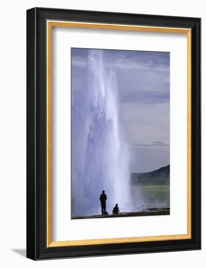 Strokkur Geysir Erupting-Paul Souders-Framed Photographic Print