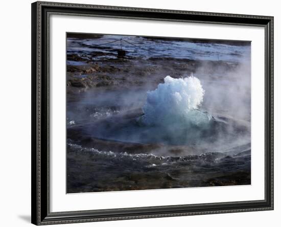 Strokkur Geysir, Haukadalur, Iceland-null-Framed Photographic Print