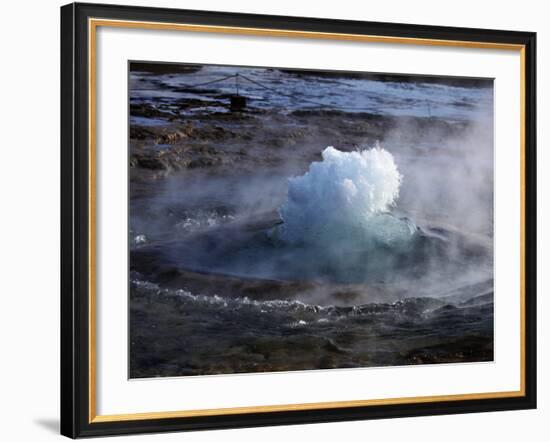Strokkur Geysir, Haukadalur, Iceland-null-Framed Photographic Print