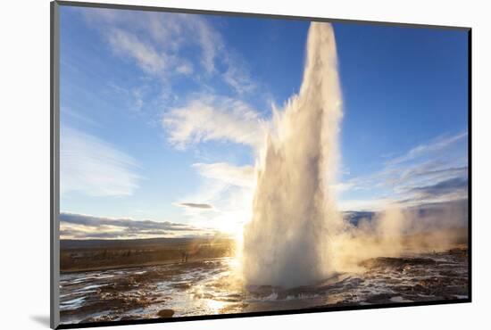 Strokkur (The Churn), Geysir, Golden Circle, Iceland-Peter Adams-Mounted Photographic Print