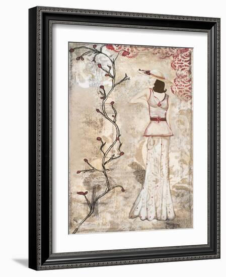 Stroll in the Park I-Gina Ritter-Framed Art Print