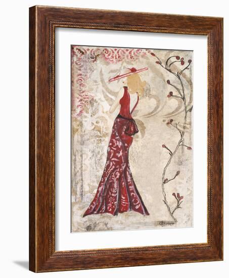 Stroll in the Park II-Gina Ritter-Framed Art Print