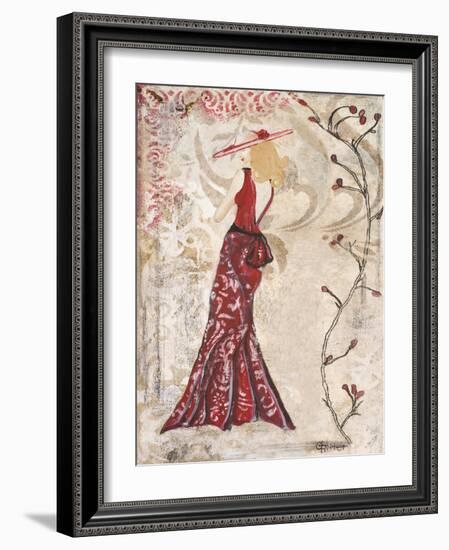 Stroll in the Park II-Gina Ritter-Framed Art Print