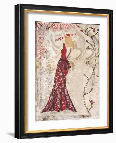 Stroll in the Park II-Gina Ritter-Framed Art Print