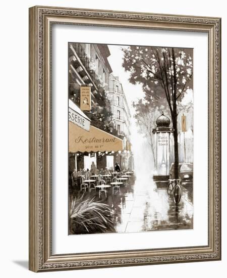 Stroll Through Paris II-E. Anthony Orme-Framed Art Print