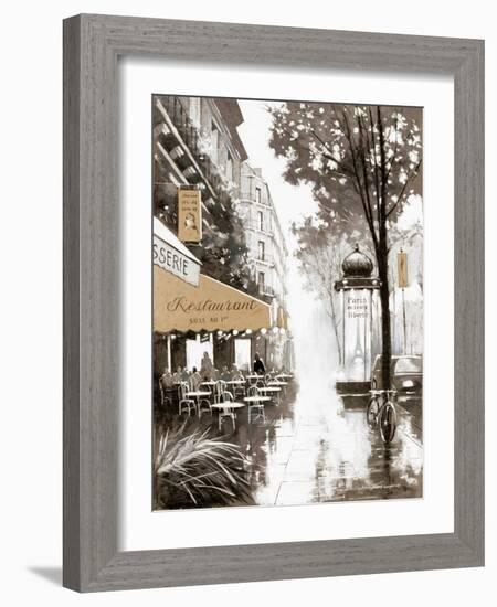 Stroll Through Paris II-E. Anthony Orme-Framed Art Print