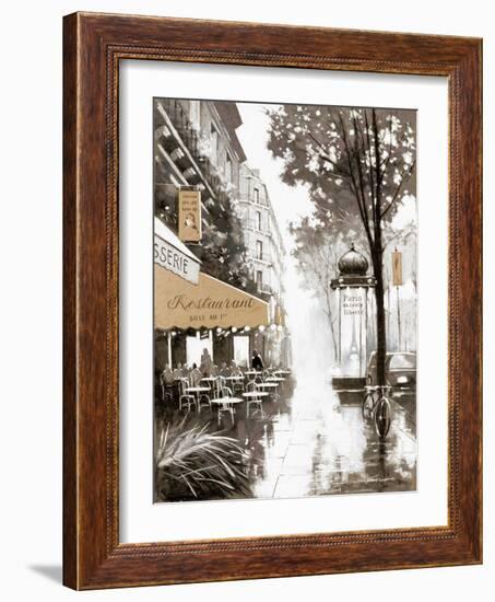 Stroll Through Paris II-E. Anthony Orme-Framed Art Print