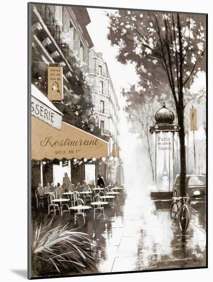 Stroll Through Paris II-E. Anthony Orme-Mounted Art Print