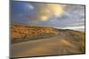 Stroller in the Costal Cliffs at the 'Rotes Kliff' on the Island of Sylt in the Evening Light-Uwe Steffens-Mounted Photographic Print