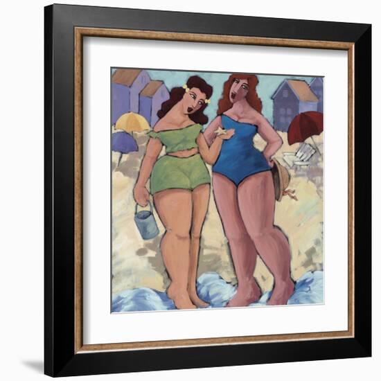 Strolling Beauties-Rebecca Molayem-Framed Giclee Print