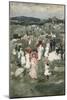 Strolling in the Park-Maurice Brazil Prendergast-Mounted Giclee Print