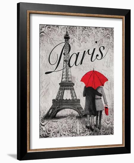 Strolling Paris I-Todd Williams-Framed Art Print