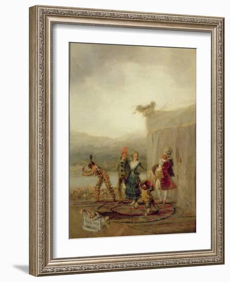 Strolling Players, 1793-Francisco de Goya-Framed Giclee Print