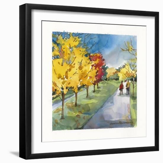 Strolling-Annelein Beukenkamp-Framed Giclee Print