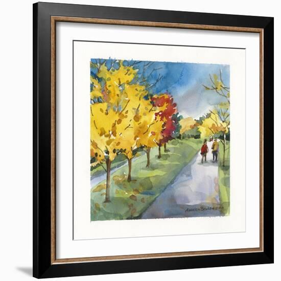 Strolling-Annelein Beukenkamp-Framed Giclee Print