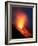 Strombolian Eruption of Stromboli Volcano, Aeolian Islands, Mediterranian Sea, Italy-Stocktrek Images-Framed Photographic Print