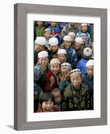 Strong Muslim or Hui Presence, Gansu Province, China-Occidor Ltd-Framed Photographic Print