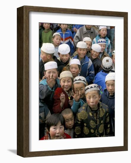 Strong Muslim or Hui Presence, Gansu Province, China-Occidor Ltd-Framed Photographic Print