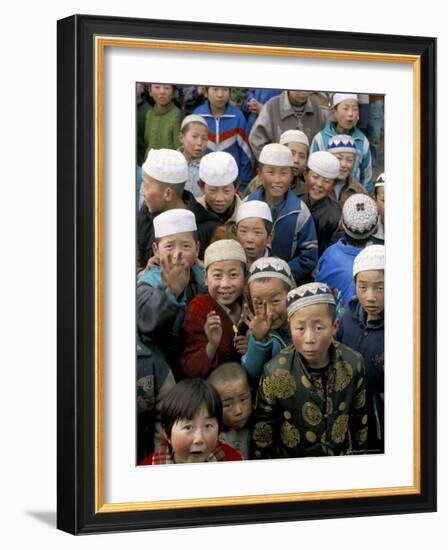 Strong Muslim or Hui Presence, Gansu Province, China-Occidor Ltd-Framed Photographic Print