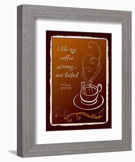 Strong, Not Lethal-Kate Ward Thacker-Framed Giclee Print