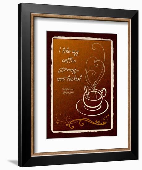 Strong, Not Lethal-Kate Ward Thacker-Framed Giclee Print