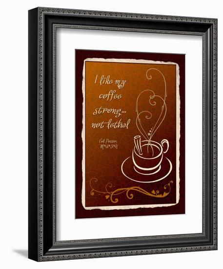 Strong, Not Lethal-Kate Ward Thacker-Framed Giclee Print