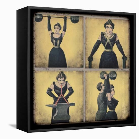 Strong Woman-Vintage Apple Collection-Framed Premier Image Canvas