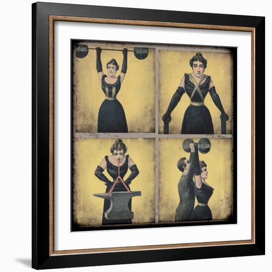 Strong Woman-Vintage Apple Collection-Framed Giclee Print