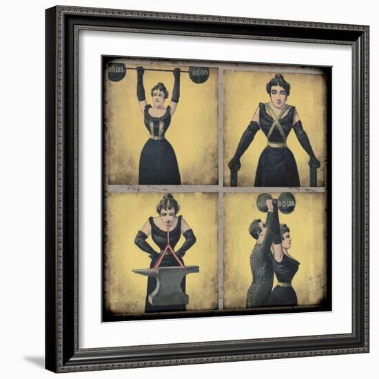 Strong Woman-Vintage Apple Collection-Framed Giclee Print