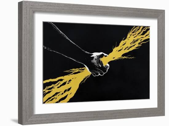 Strong-Alex Cherry-Framed Art Print