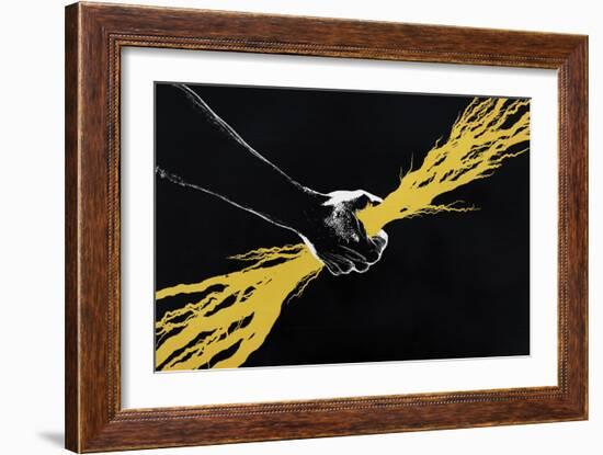 Strong-Alex Cherry-Framed Art Print