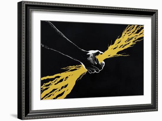 Strong-Alex Cherry-Framed Art Print