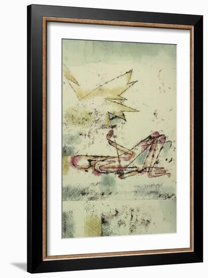 Struck by Lightning; Blitzschlag-Paul Klee-Framed Giclee Print