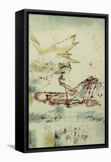Struck by Lightning; Blitzschlag-Paul Klee-Framed Premier Image Canvas