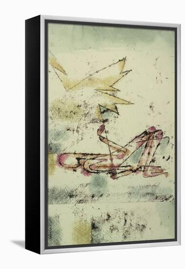 Struck by Lightning; Blitzschlag-Paul Klee-Framed Premier Image Canvas