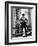 Structural Steel Worker Standing on a Girder-Grey Villet-Framed Photographic Print