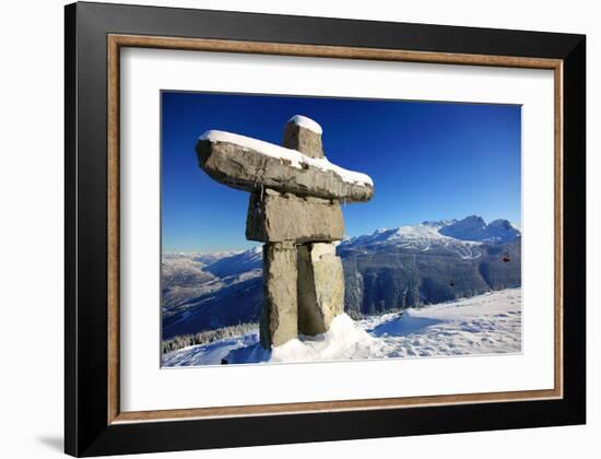 Structure called an Inunnguaq-null-Framed Art Print