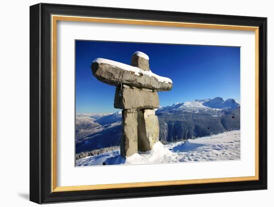 Structure called an Inunnguaq-null-Framed Art Print