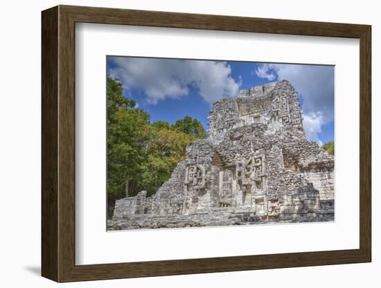 Structure Xx, Chicanna, Mayan Archaeological Site-Richard Maschmeyer-Framed Photographic Print