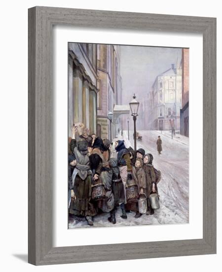 Struggle for Survival-Christian Krohg-Framed Giclee Print