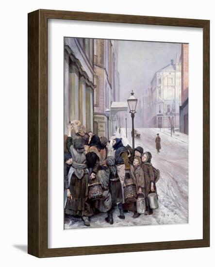 Struggle for Survival-Christian Krohg-Framed Giclee Print