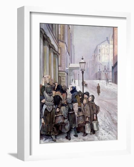 Struggle for Survival-Christian Krohg-Framed Giclee Print