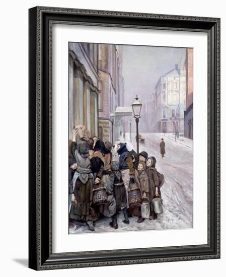 Struggle for Survival-Christian Krohg-Framed Giclee Print