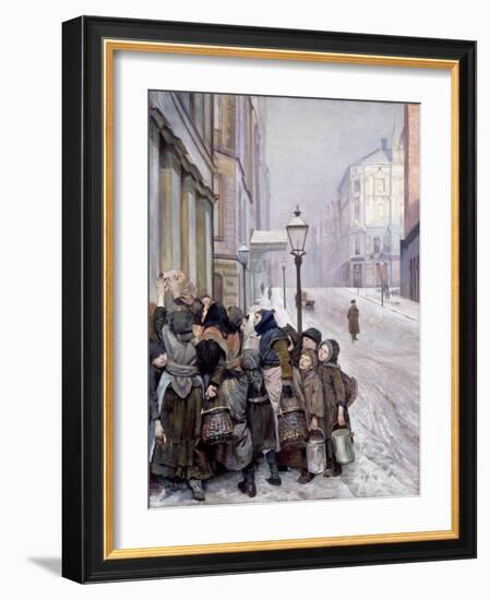 Struggle for Survival-Christian Krohg-Framed Giclee Print