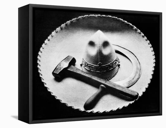 Struggles in Mexico C.1923 (B/W Photo)-Tina Modotti-Framed Premier Image Canvas