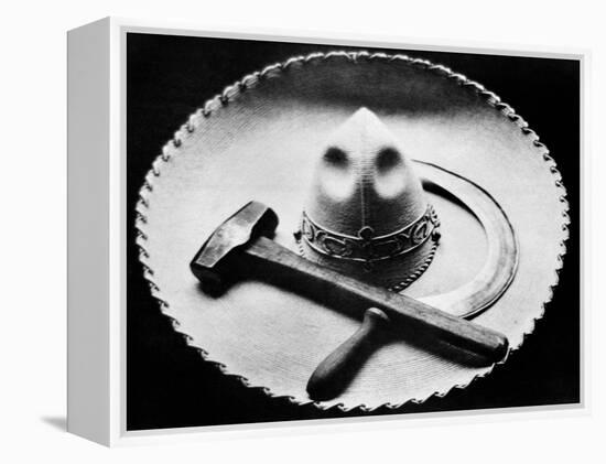 Struggles in Mexico C.1923 (B/W Photo)-Tina Modotti-Framed Premier Image Canvas