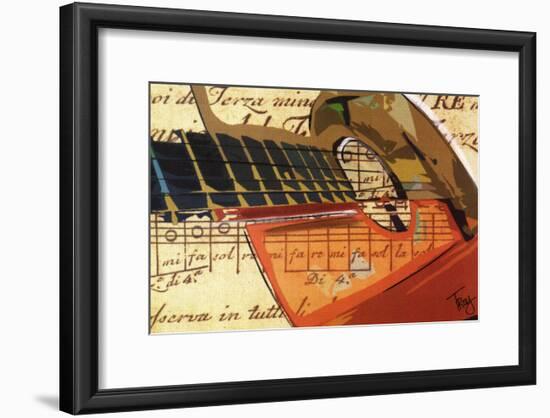 Strummin'-Troy-Framed Art Print