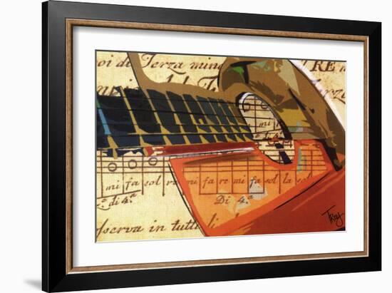 Strummin'-Troy-Framed Art Print